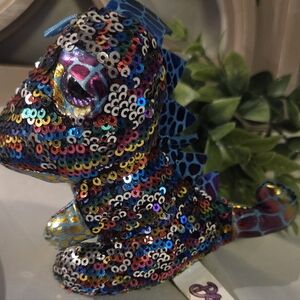 Bang Sequin Plush Lizard Rainbow Stuffed Animal | Sparkly ✨🦎
